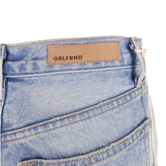 GRLFRND Karolina High-Rise Raw Edge Jeans 24 XXS Dont Cry Daddy $225 - Picture 10 of 16